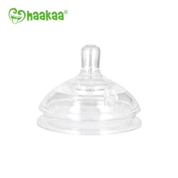 Haakaa Gen 3 Silicone Bottle Anti-Collic Nipple - Small Flow (2pcs)