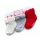 Pitcheco 3 in1 girls socks w/ rubber - infant
