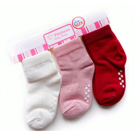 Pitcheco 3 in 1 boys socks w/ rubber - plus size