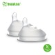 Haakaa Silicone Orthodontic Bottle Nipple - Size S (2 pcs.)