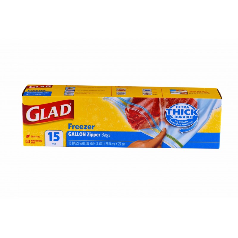 Glad Freezer Bags Gallon Size 15s Milk and Honey Philippines Online Store