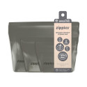 Zippies Steel Grey Reusable Storage Bags - Sampler