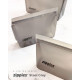 Zippies Ssteel Grey Reusable Storage Bags - Small