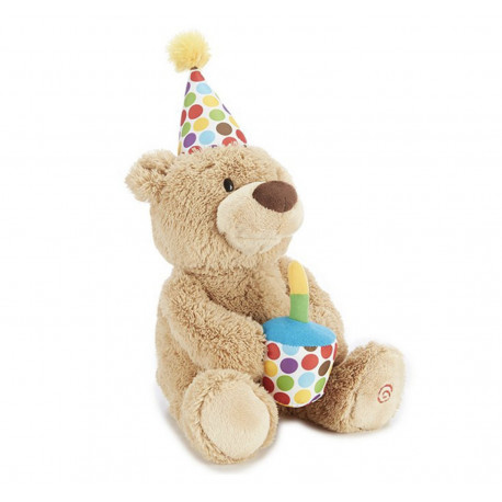 GUND HAPPY BIRTHDAY ANIMATED TEDDY BEAR