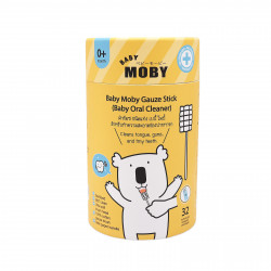 Baby Moby Gauze Sticks (Baby Oral Cleaner) - 32pcs