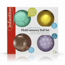 Infantino Lights & Sound Multi-Sensory Ball Set