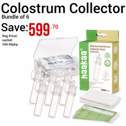 Haakaa Silicone Colostrum Collector Bundle of 6
