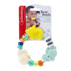 Infantino Busy Beads Rattle & Teether