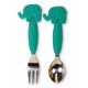 Marcus & Marcus Silicone Fork & Spoon Set