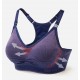 Mamaway Full Function Antibacterial Sports Breastfeeding Bra - Black/Purple