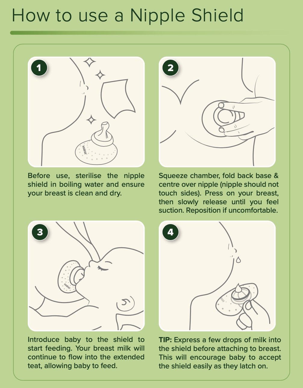 How to Use Haakaa Nipple Shield 